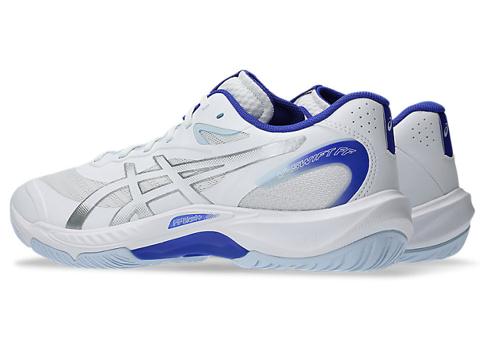Lookbook 아식스 V-스위프트 FF 5 배구화 화이트/코발트 버스트 1053A073-101