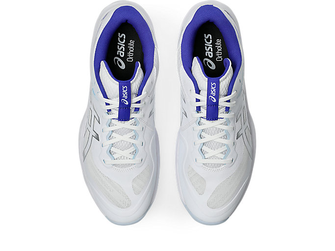 Details for 아식스 V-스위프트 FF 5 배구화 화이트/코발트 버스트 1053A073-101