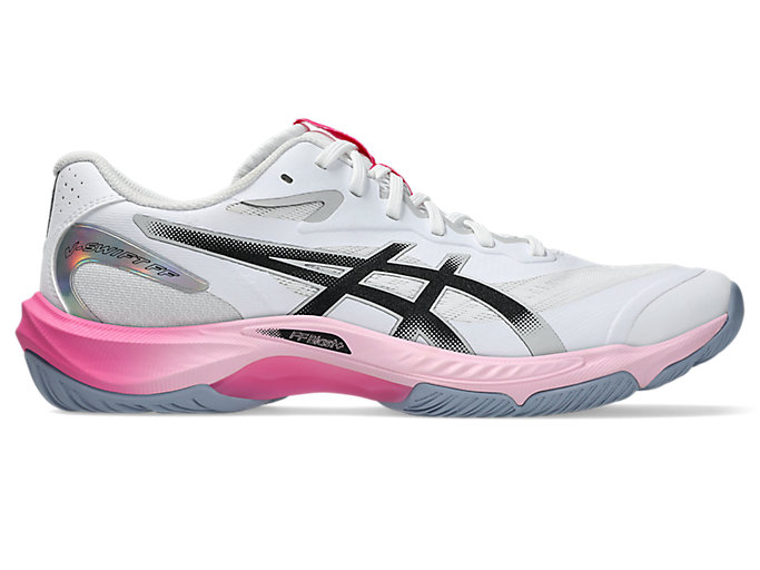 Asics V-Swift FF 5 Volleyball Shoes White/Dragon Fruit 1053A082-100