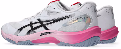 Shop Asics V-Swift FF 5 排球鞋 白色/火龍果粉 1053A082-100