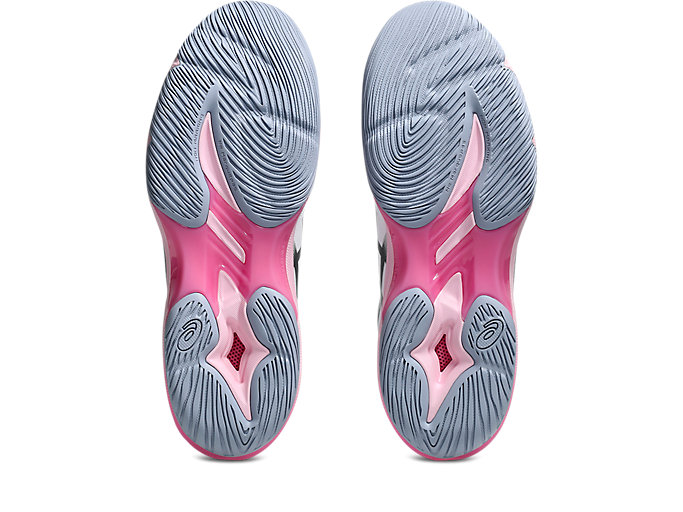 Sizing Asics V-Swift FF 5 Sepatu Voli Putih/Dragon Fruit 1053A082-100