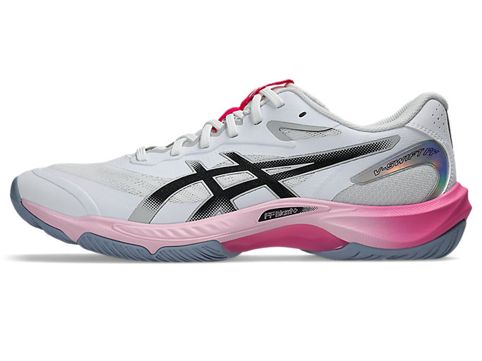 Cheap Asics V-Swift FF 5 Sepatu Voli Putih/Dragon Fruit 1053A082-100