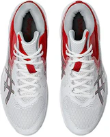 Shop Asics V-SWIFT FF MT 4 耐磨透氣 中筒 訓練鞋 男女款 白紅