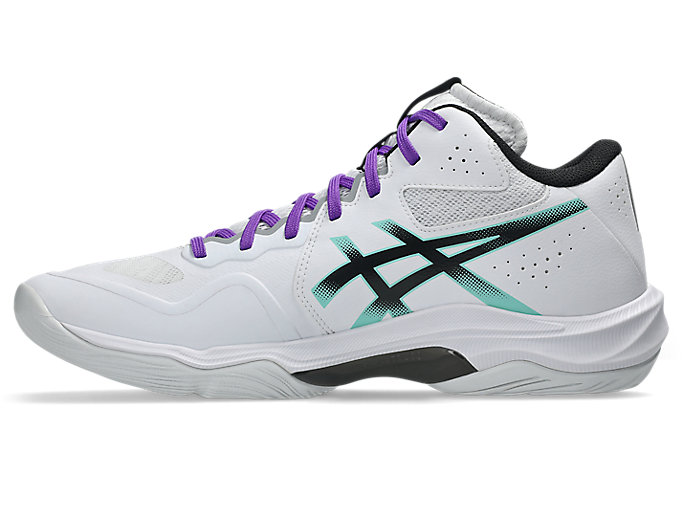 Shop ASICS V-Swift FF MT 5 白色/黑色籃球鞋 1053A072-102