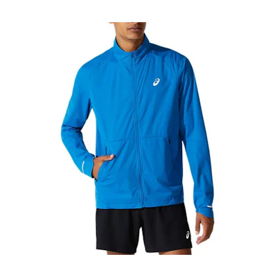 ASICS Ventilate Logo Stand Collar Long Sleeve Jacket Blue () 2011A785-403