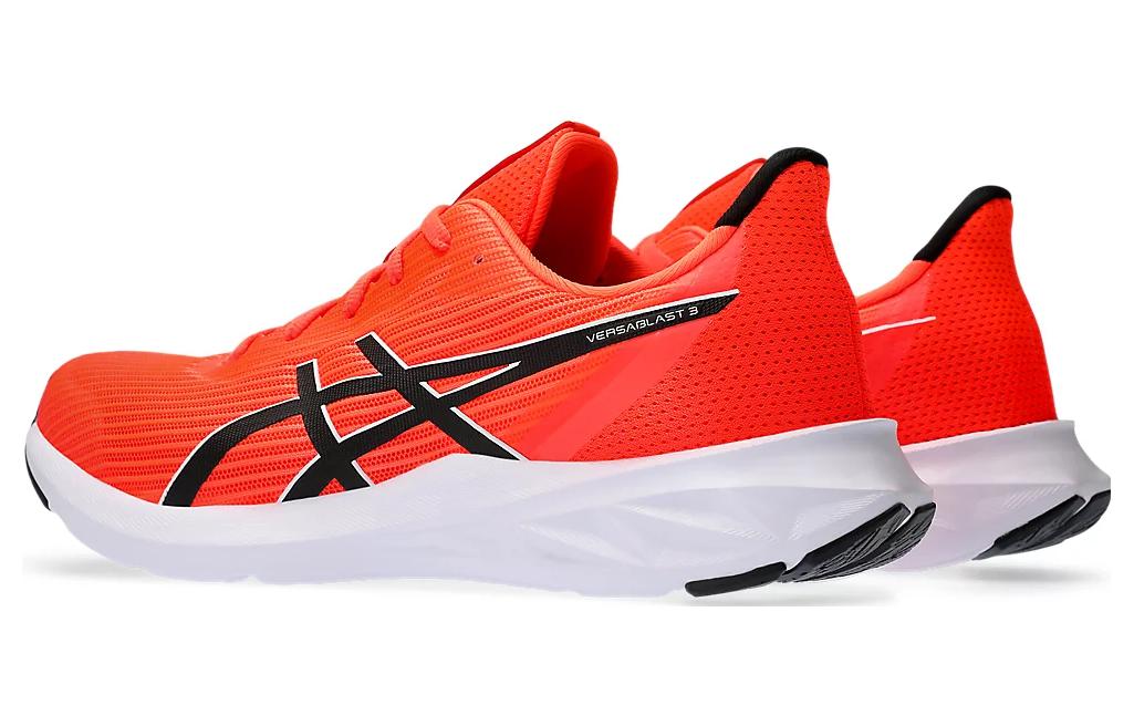 Shop Asics Versablast 3 減震耐磨 低筒 跑步鞋 男款 紅黑