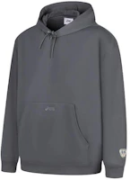 ASICS Vintage-Style Oversized Hoodie Unisex Long Sleeve - Gray 2203A240-020 ASICS Vintage-Style Oversized Hoodie Unisex Long Sleeve - Gray 2203A240-020
