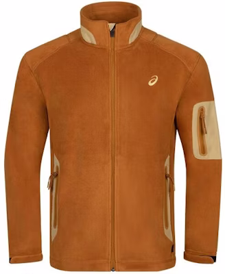 ASICS Vintage Brown Logo Printed Track Jacket with Zipper Closure 2031E443-200 Buy ASICS Vintage Brown Logo Printed Track Jacket with Zipper Closure 2031E443-200