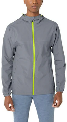 ASICS Waterproof Hooded Zip-Up Loose Fit Jacket - Slate Grey 2031C313-035 Buy ASICS Waterproof Hooded Zip-Up Loose Fit Jacket - Slate Grey 2031C313-035