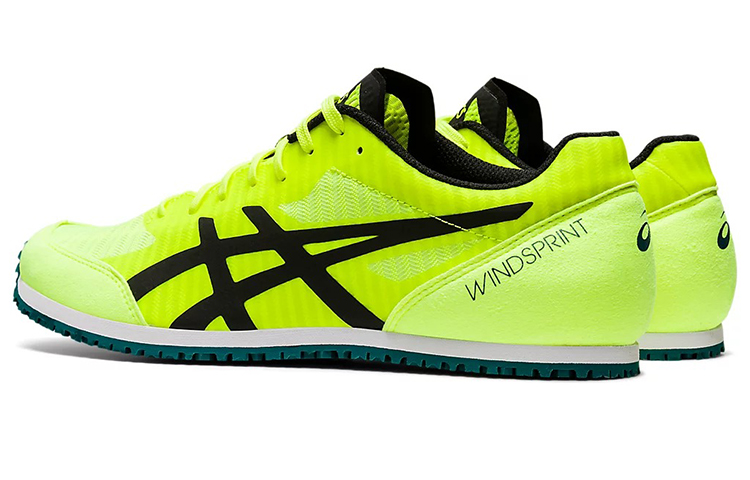 Shop Asics Windsprint 2 專業田徑 低筒 跑步鞋 男女同款 螢光綠