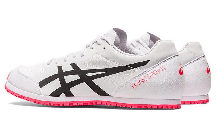 Lookbook Asics WINDSPRINT 2 圓頭舒適 防滑耐磨 低筒 生活休閒鞋 男女同款 白色