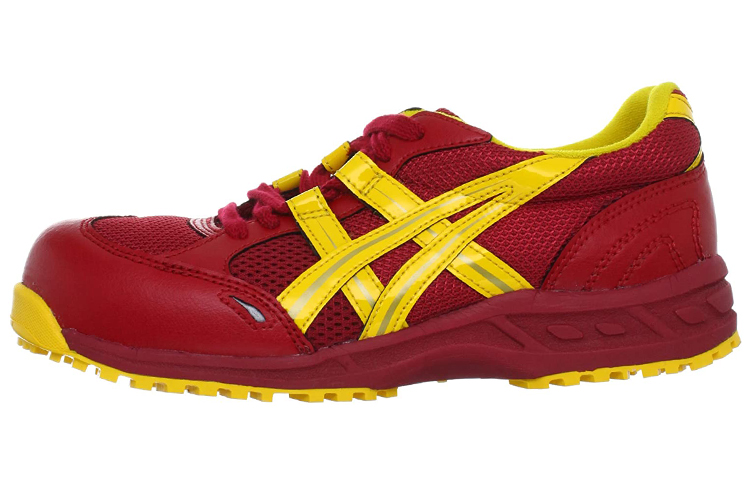 ASICS Winjob 33L 3E Wide /Yellow 'Red'