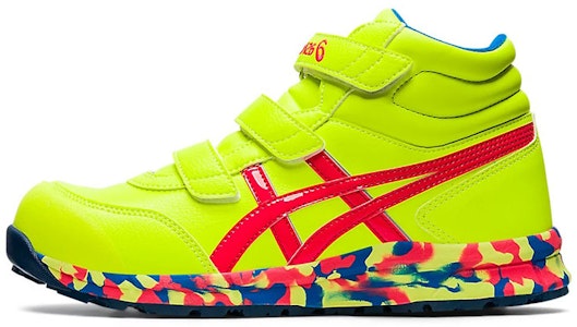Asics Winjob CP302 大理石 魔術貼 高筒運動騎行鞋 黃紅 3E寬 Buy Asics Winjob CP302 大理石 魔術貼 高筒運動騎行鞋 黃紅 3E寬