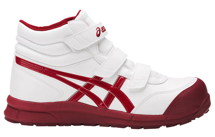 Order アシックス ウィンジョブ CP302 白/赤 FCP302-0126
