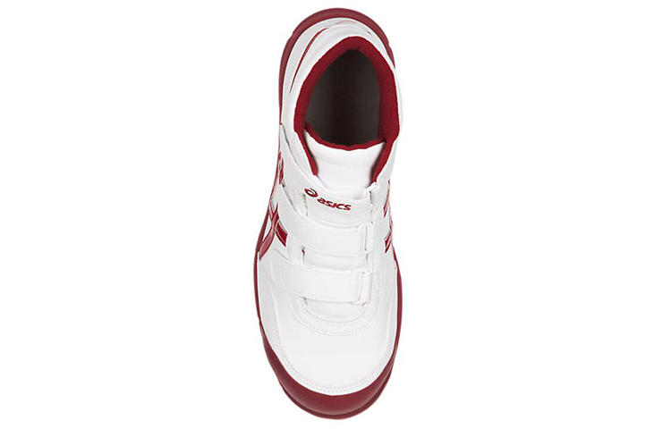 Shop アシックス ウィンジョブ CP302 白/赤 FCP302-0126