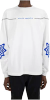 ASICS x KIKO KOSTADINOV FW23 White Embroidered Oversized Sweatshirt Unisex AKK-BLS-01 ASICS x KIKO KOSTADINOV FW23 White Embroidered Oversized Sweatshirt Unisex AKK-BLS-01