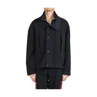 ASICS Kiko Kostadinov Solid Stand Collar Long-Sleeve Jacket Charcoal 2203A289-001