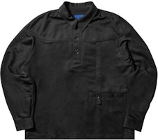 Asics x Kiko Kostadinov Unisex Oversized Black Long Sleeve Polo Shirt. 2203A302-001 Asics x Kiko Kostadinov Unisex Oversized Black Long Sleeve Polo Shirt. 2203A302-001