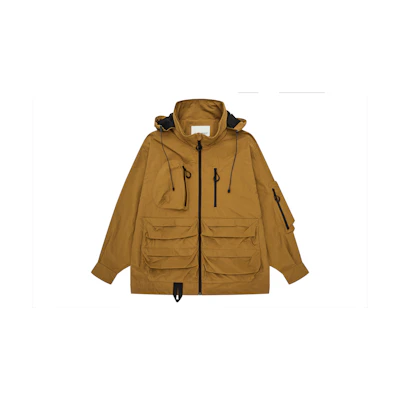 ASICS MYGE Outdoor Multi-Pocket Workwear Jacket Brown Unisex 2203A278-300