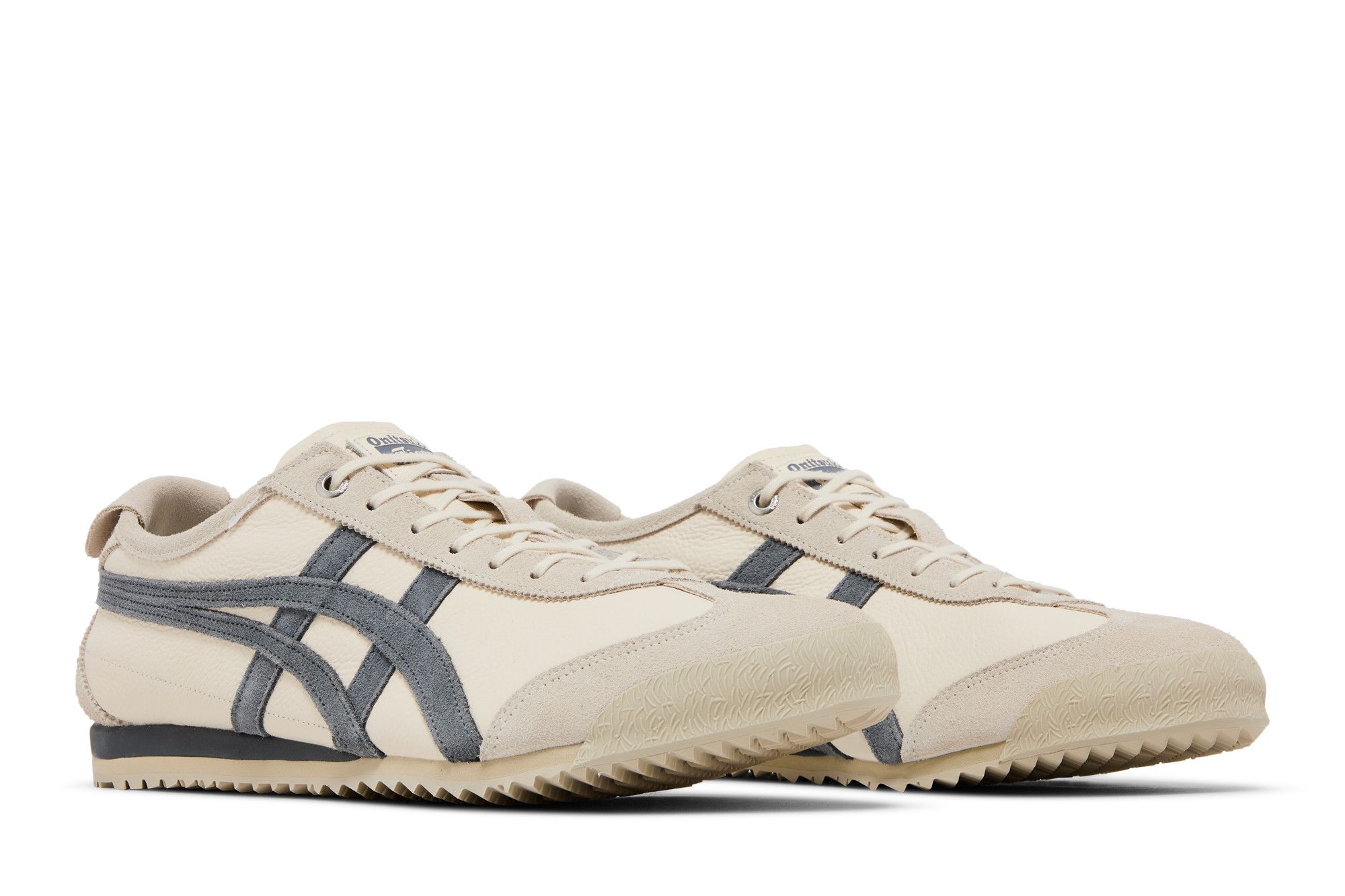 Cheap Onitsuka Tiger 鬼塚虎 MEXICO 66 舒適復古 跑步鞋 男女兼款 白灰
