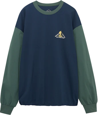 ASICS x U Sage GEL-PICKAX Sweater Biru Hijau Unisex Retro Letter Print 2203A315-400 Buy ASICS x U Sage GEL-PICKAX Sweater Biru Hijau Unisex Retro Letter Print 2203A315-400