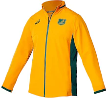 ASICS Yellow Zip-Up High Neck Printed Logo Jacket 2111B768-750 ASICS Yellow Zip-Up High Neck Printed Logo Jacket 2111B768-750