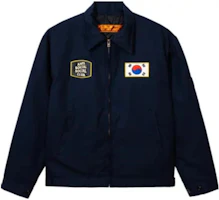 ASSC ANTI SOCIAL SOCIAL CLUB Floral Letter Print Loose Jacket Black 1SS230308WRKJ-NAVY ASSC ANTI SOCIAL SOCIAL CLUB Floral Letter Print Loose Jacket Black 1SS230308WRKJ-NAVY