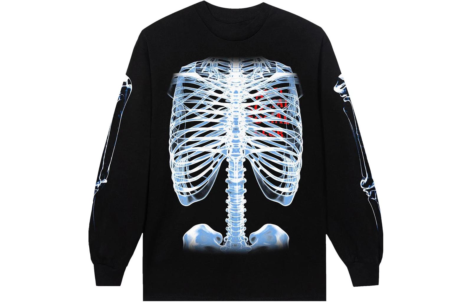 ASSC ANTI SOCIAL SOCIAL CLUB FW23 Logo Loose Fit Crewneck Long Sleeve Black 1FW230107BLST-BLAC