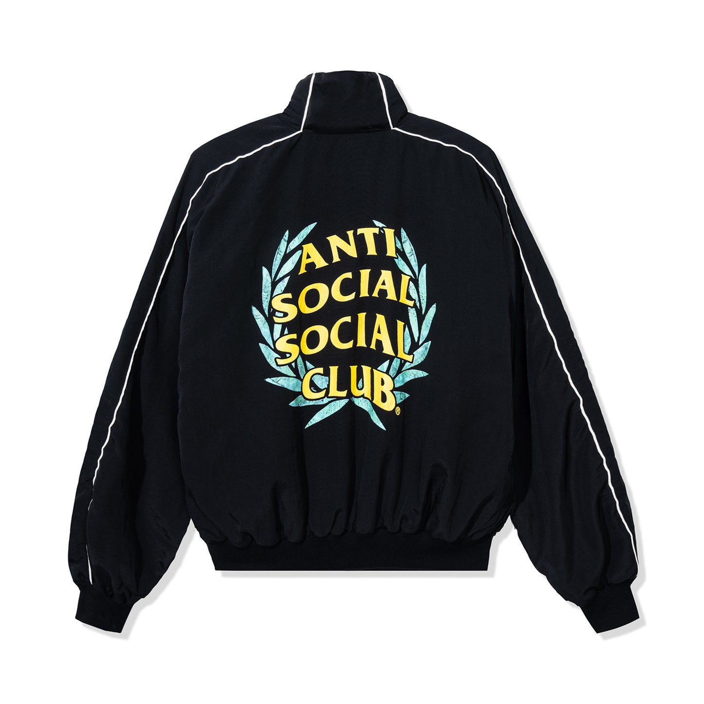 ASSC Anti Social Social Club Laurel Logo Reversible Zip Jacket Unisex Black ASSC24OLYMSS216
