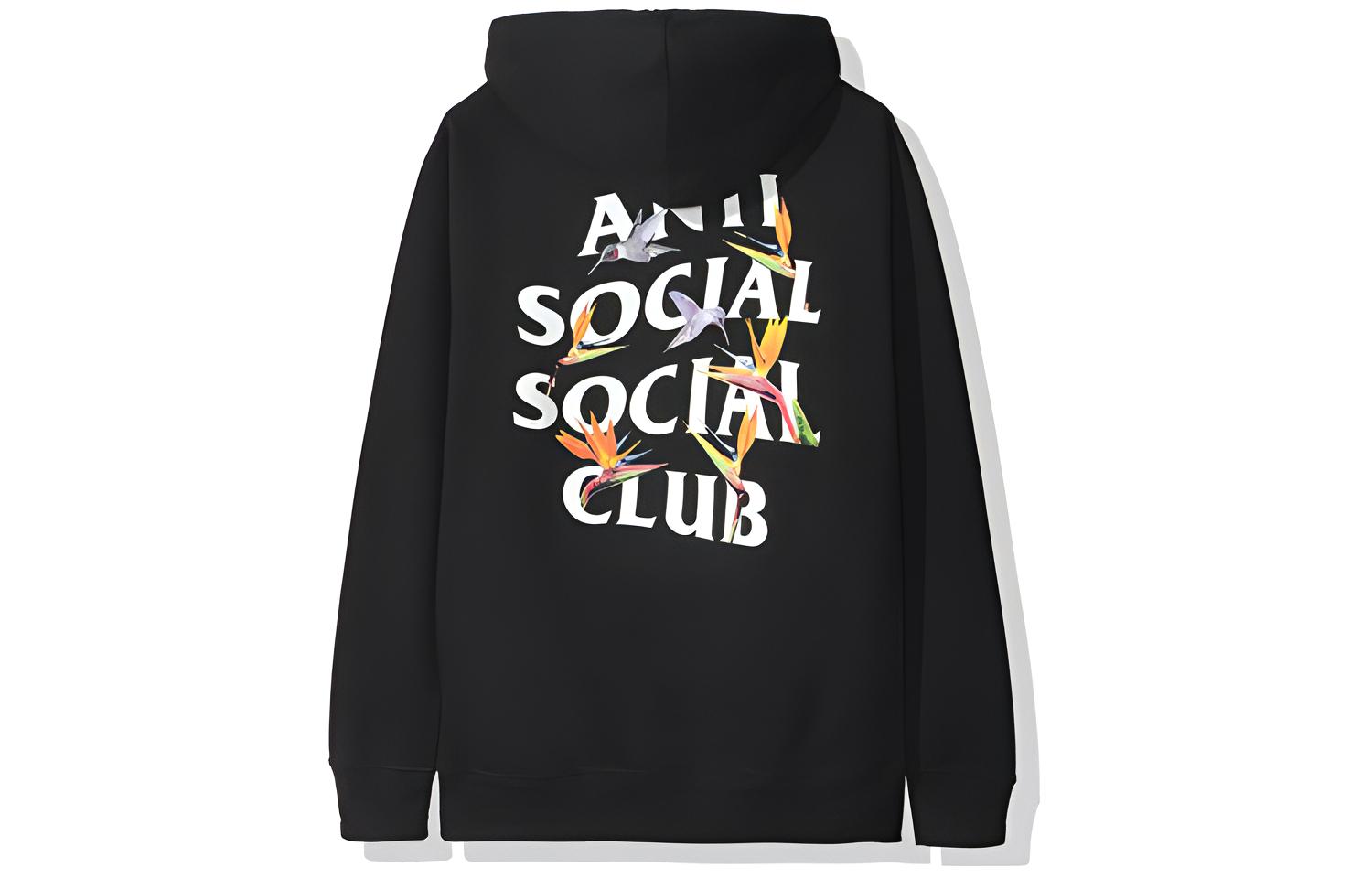 ASSC ANTI SOCIAL SOCIAL CLUB Pullover Hoodie Unisex Black - Perfect Gift Recommendation ASSW487