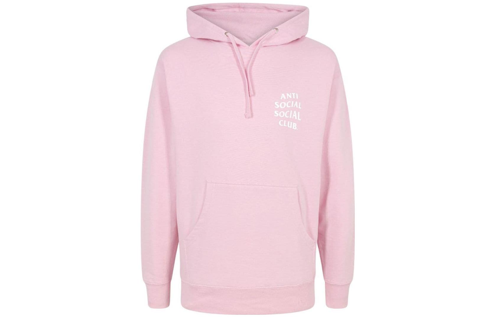 ASSC ANTI SOCIAL SOCIAL CLUB SS22 Know You Better Pink Hoodie () AS0274PINK
