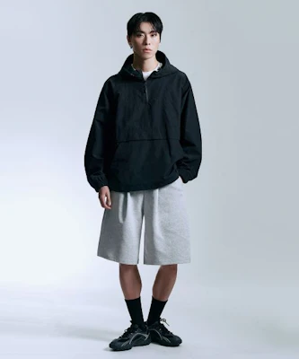 ATEEZ基础款宽松一褶百慕大休闲短裤【灰色】 ATZPT04 Sizing ATEEZ基础款宽松一褶百慕大休闲短裤【灰色】 ATZPT04