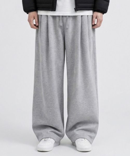 Order Ateez Essential Two-Tuck Wide Sweatpants [Gray] ATZPT10