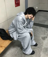 Details for ATEEZ エッセンシャル ツータック ワイドスウェットパンツ グレー ATZPT10
