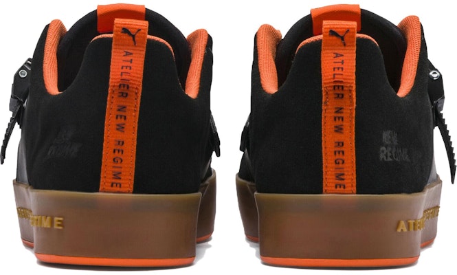 Atelier New Regime x Puma Court Platform Brace 'Black Scarlet Ibis' 366537-02 Shop Atelier New Regime x Puma Court Platform Brace 'Black Scarlet Ibis' 366537-02