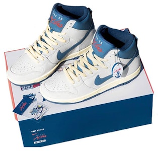 Atlas x Nike SB Dunk High “Lost at Sea” 聯名款 迷失海洋 潮流百搭 高幫休閒板鞋 白藍 特殊鞋盒 Buy Atlas x Nike SB Dunk High “Lost at Sea” 聯名款 迷失海洋 潮流百搭 高幫休閒板鞋 白藍 特殊鞋盒