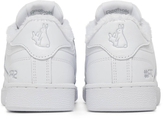 atmos x #FR2 x Reebok Club C 85 'Putih Kelabu' GZ4035 Details for atmos x #FR2 x Reebok Club C 85 'Putih Kelabu' GZ4035