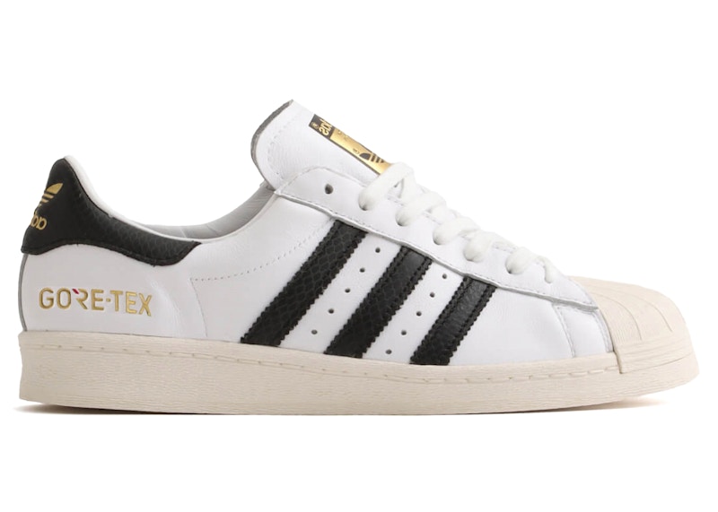atmos x Gore-Tex x adidas Superstar 82 GORE-TEX 'White Black' JR7446
