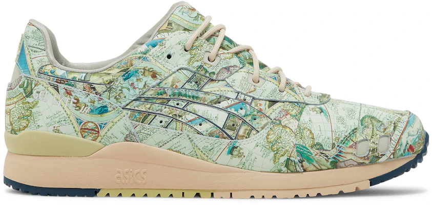 atmos x ASICS Gel Lyte 3 OG 'Aged Map' 1201A856-300 Buy atmos x ASICS Gel Lyte 3 OG 'Aged Map' 1201A856-300