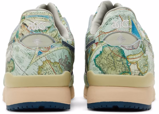 atmos x ASICS Gel Lyte 3 OG 'Aged Map' Peta Usang 1201A856-300 Details for atmos x ASICS Gel Lyte 3 OG 'Aged Map' Peta Usang 1201A856-300