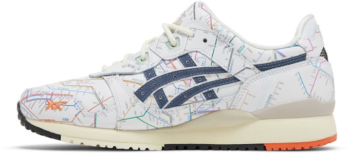 atmos x ASICS Gel-Lyte 3 OG 'Tokyo Subway' Sepatu Sneaker 1201A528-100 Lookbook atmos x ASICS Gel-Lyte 3 OG 'Tokyo Subway' Sepatu Sneaker 1201A528-100