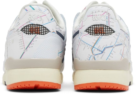 atmos x ASICS Gel-Lyte 3 OG 'Tokyo Subway' Sepatu Sneaker 1201A528-100 Details for atmos x ASICS Gel-Lyte 3 OG 'Tokyo Subway' Sepatu Sneaker 1201A528-100