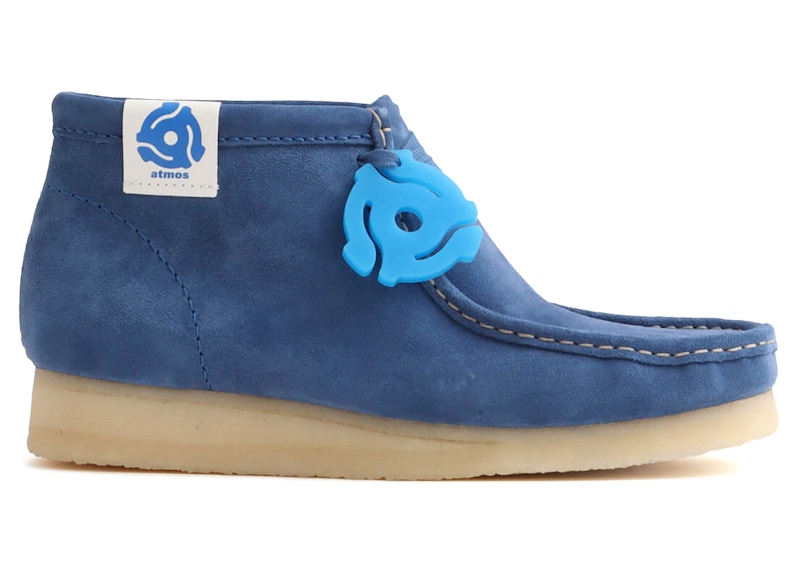 atmos x Manhattan Records x Clarks Originals Wallabee Boot Blue 26181134