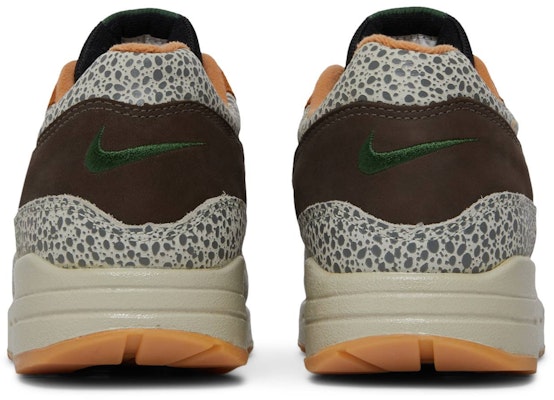 Atmos x Nike Air Max 1 B 'Safari' Kasut Lelaki Sneakers 302740-281 Details for Atmos x Nike Air Max 1 B 'Safari' Kasut Lelaki Sneakers 302740-281