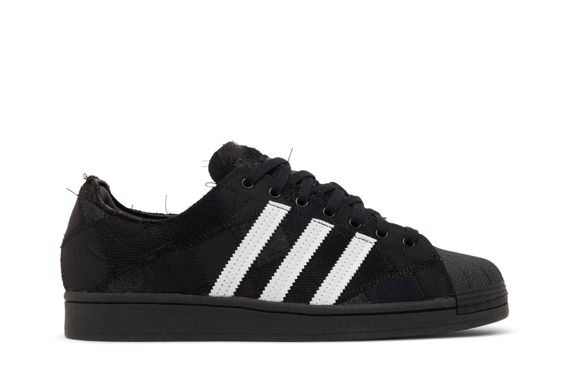 Buy atmos x RECOUTURE x adidas Superstar 'Patchwork - Hitam' GW3473