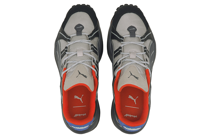 Shop ATTÈMPT x Puma Style Rider 'Hitam Kelabu Keluli' 373519-01