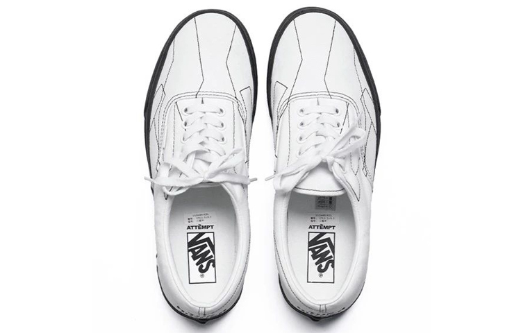 Vans X ATTEMPT Era 'Black White' 圖 4
