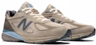 Shop AURALEE x New Balance 990v4 Buatan USA 'London Fog' U990AR4