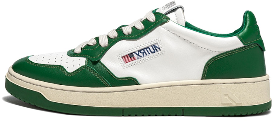 AUSTRY Medalist Low Leather Sneakers 'Green White Mountain' AULM-WB03/AULM-WB11 Buy AUSTRY Medalist Low Leather Sneakers 'Green White Mountain' AULM-WB03/AULM-WB11