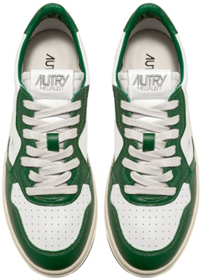 AUSTRY Medalist Low Leather Sneakers 'Green White Mountain' AULM-WB03/AULM-WB11 Lookbook AUSTRY Medalist Low Leather Sneakers 'Green White Mountain' AULM-WB03/AULM-WB11